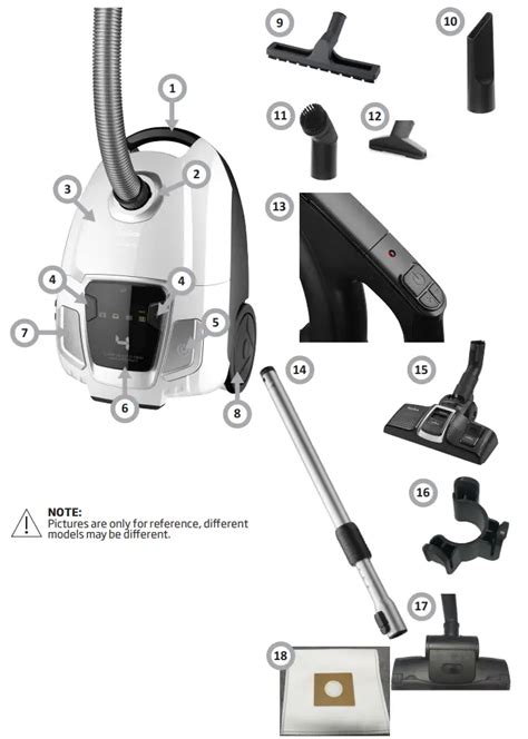 Amica VM 7012 Vacuum Cleaner Instruction Manual