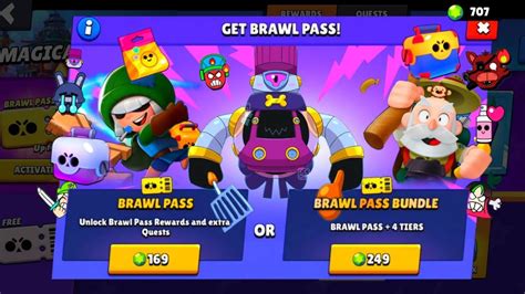 Brawl Stars Recompensas Del Brawl Pass De La Temporada 11