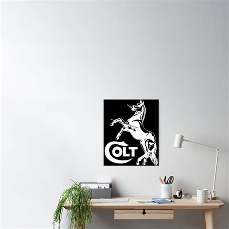 "Colt Horse Symbol" Poster for Sale by kedewan | Redbubble