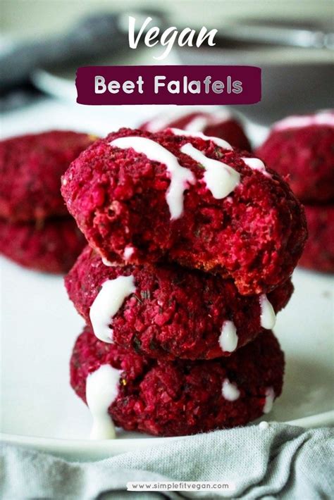 Beet Falafels Baked Oil Free Gluten Free Recipe Falafel