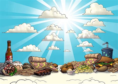 Food Heaven Animation Background By Nick Og On Deviantart