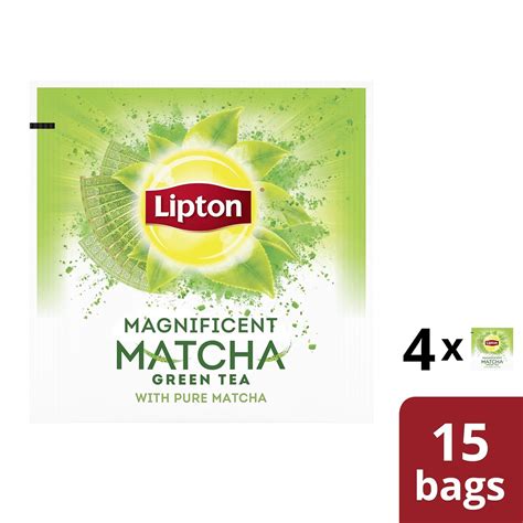 Lipton Magnificent Matcha Tea Bags For A Warm Beverage Green Tea Made