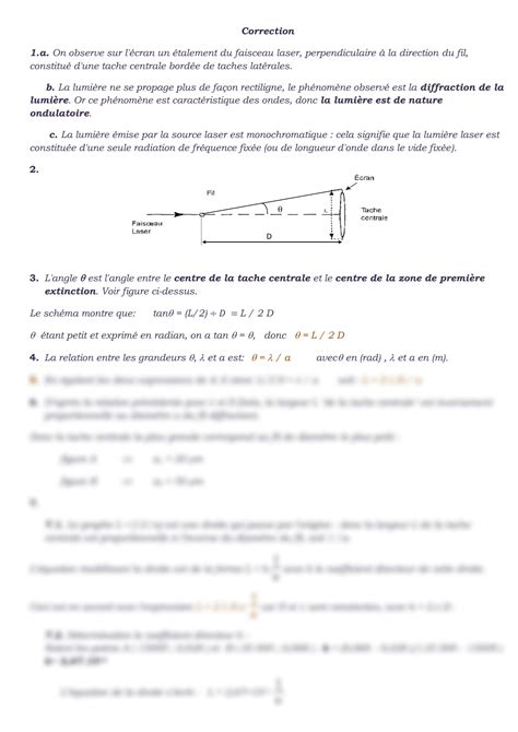 Solution Exercices La Propagation Des Ondes Lumineuses Bac Biof Svt