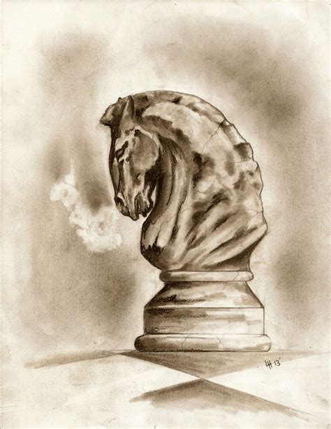 Knight Chess Piece Drawing at GetDrawings | Free download