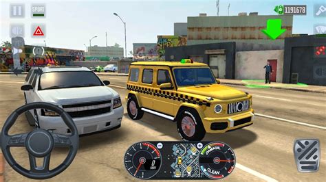 Mercedes Amg G Taxi Taxi Sim Miami City Wheel Drive Android