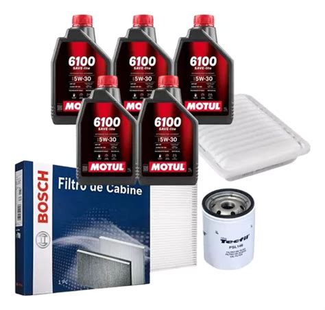 Troca Óleo E Filtros Corolla 2013 Motul 6100 Save lite 5w30