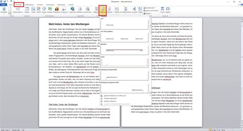 Word Formatierung Text Dokumente übersichtlich strukturieren