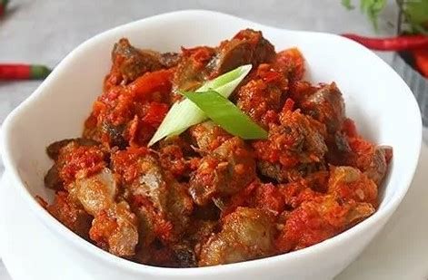 Resep Ati Ampela Balado Pedas Kekinian 2024