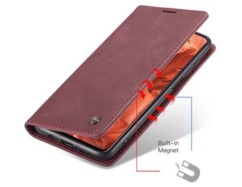 CaseMe Xiaomi Redmi Note 9 Pro Soft Slim Magnetic Flip Leather Wallet