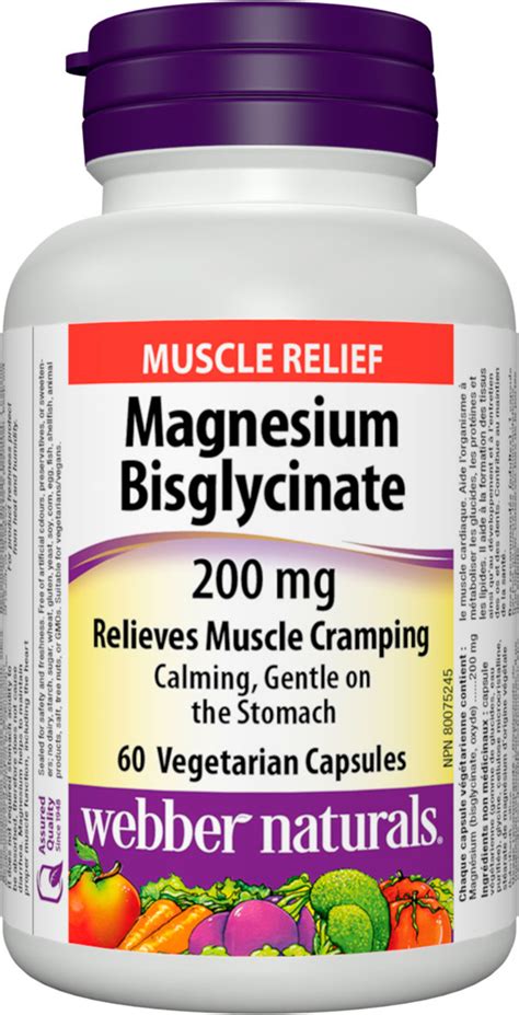 Webber Naturals Magnesium Bisglycinate Mg