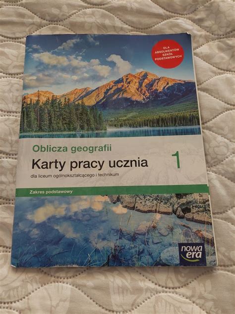 Karty Pracy Oblicza Geografii 1 Olsztyn OLX Pl