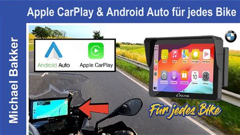 Carpuride W Apple Carplay Android Auto F R Jedes Motorrad Zum