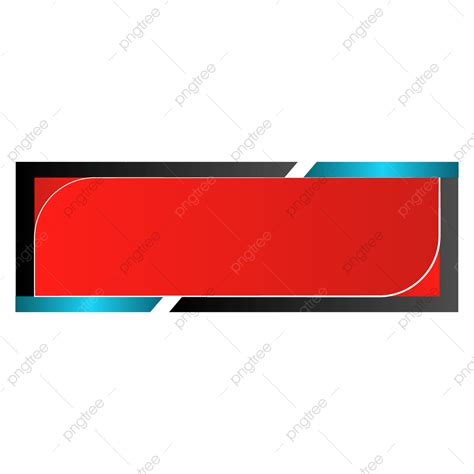 Cuadro De Texto Degradado Rojo Elementos Png Png Cuadro De Texto