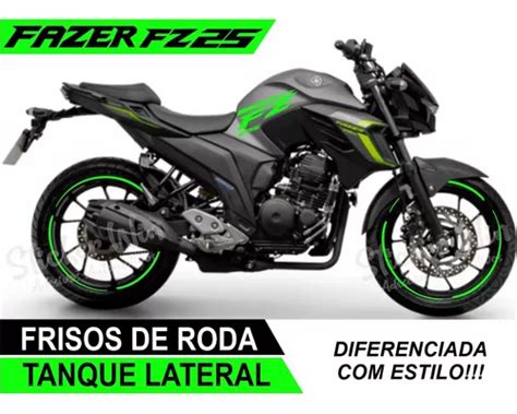 Adesivo Fazer Fz Verde Fluorescente K Parcelamento Sem Juros