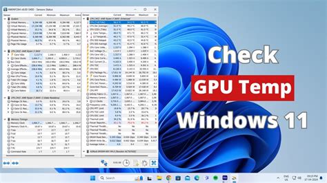 How To Check Gpu Temperature In Windows Youtube