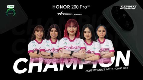 Smart Omega Empress Wins MLBB Womens Invitational 2024 With HONOR 200