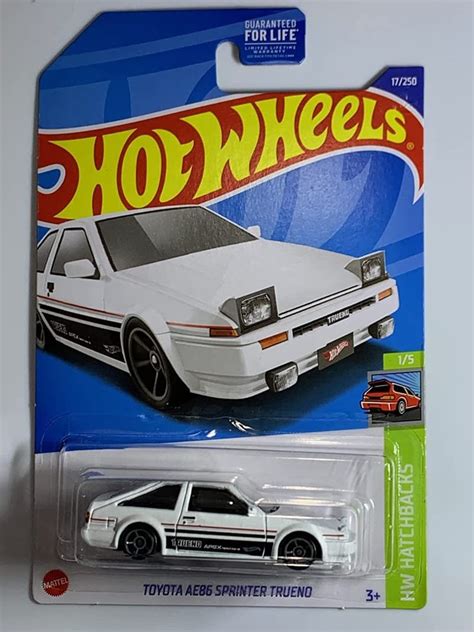 Hot Wheels Toyota AE86 Sprinter Trueno White 17 250 HW Hatchbacks 1