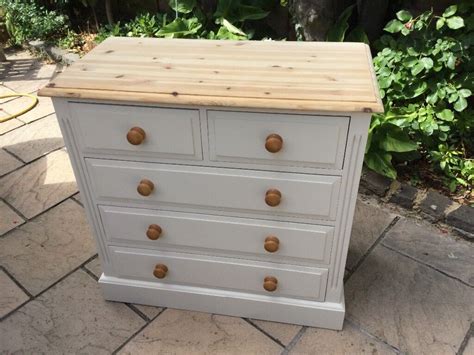 Solid Pine Painted Chest Of Drawers | in Ipswich, Suffolk | Gumtree