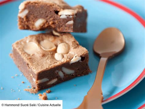 Brownies au chocolat au lait et aux cacahuètes facile et rapide