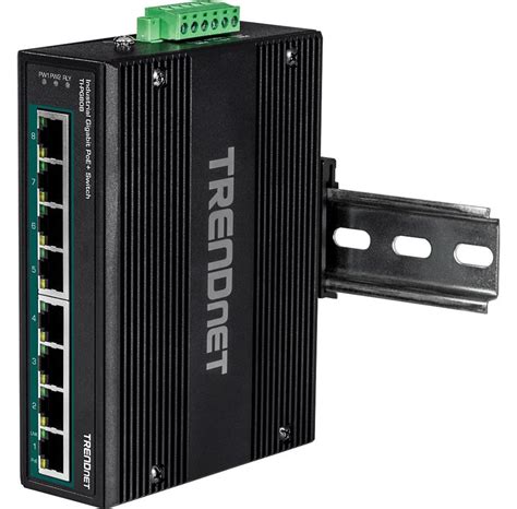 8PORT IND GIG POE+ DIN-RAIL SWITCH (TI-PG80B)
