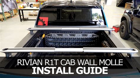 Rivian R1T Cab Wall MOLLE Install Guide YouTube