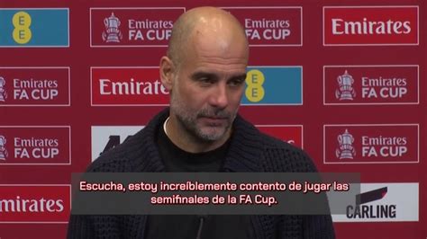 Pep Guardiola Es inaceptable jugar hoy no sé cómo hemos sobrevivido