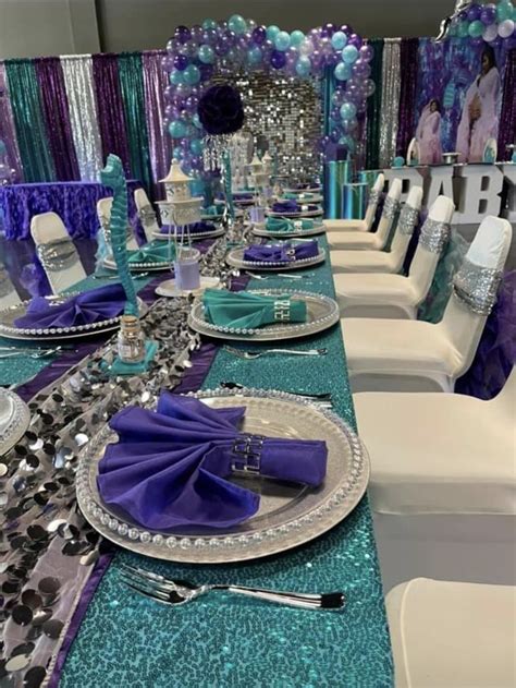 Pin by Nancy otero on Quinceañero Little mermaid wedding Blue purple