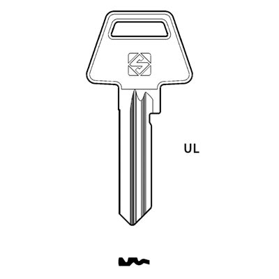 Silca Ass R Cylinder Key Blank For Assa Ul Keyprint Security Ltd