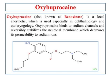 Local Anesthetics Medicinal Chemistry PPT