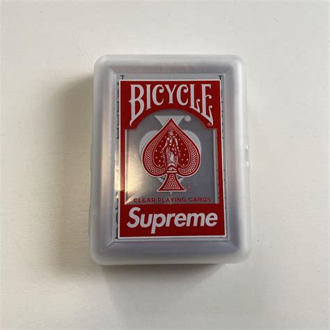 Supreme Bicycle Clear Playing Cardsトランプ By メルカリ