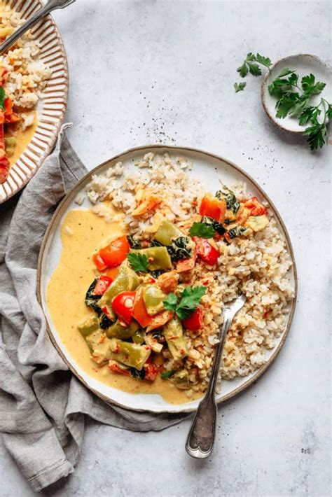 Thai Red Curry With Vegetables • Fit Mitten Kitchen