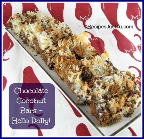 Hello Dolly Bars Layers Of Chocolate Goodness In One Dessert