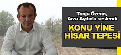 Tanju Özcan Arzu Aydına seslendi Bolu Takip Gazetesi