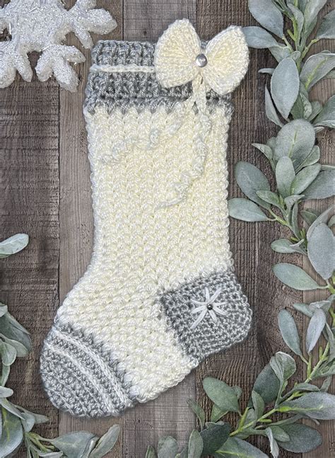 Tangled Stocking Crochet Pattern — tlcrochet