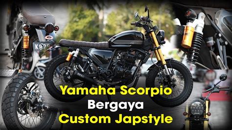 Yamaha Scorpio Bergaya Custom Japstyle Youtube