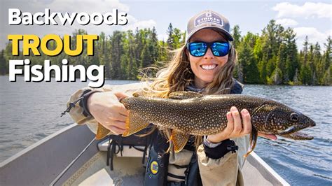 Backwoods Trout Fishing At Ten Mile Lake Lodge Youtube