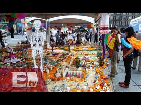 Todo Listo Para La Megaofrenda En El Z Calo Capitalino Yuriria Sierra