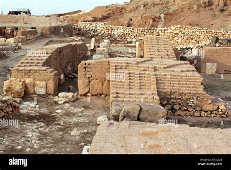 Open Ruins Of Ancient City Ebla Syria Stock Photo Alamy