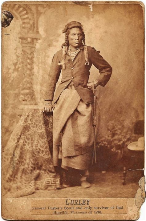 Curley Native American Scout For US General Custer And The Only