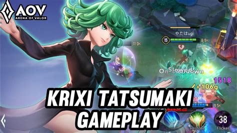 Aov Krixi Tatsumaki Gameplay The Tatsumaki Skin Is On Resale