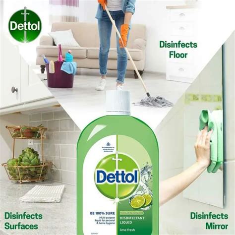 Dettol Lime Fresh Disinfectant Liquid 1 L Jiomart