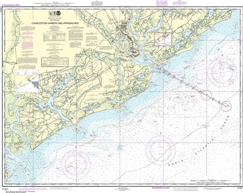 Noaa Nautical Chart 11521 Charleston Harbor And Approaches Atlantic