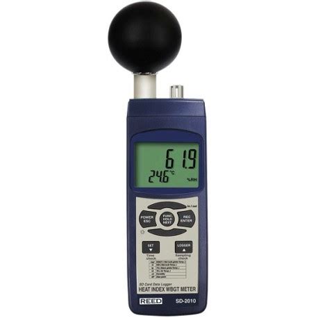 REED SD Series WBGT Heat Stress Meter Datalogger