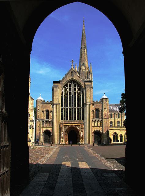 Norwich Cathedral West Front Digital Art By Stephanie Grant Pixels