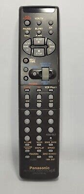 Panasonic Program Director Remote Control Rc Black Oem K V