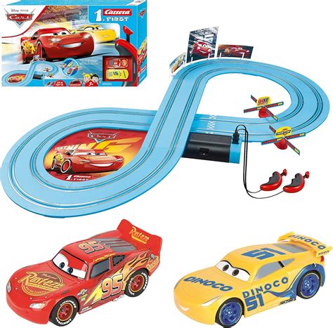 First Disney/Pixar Cars – Slot Car Race Track – Includes 2 Cars ...