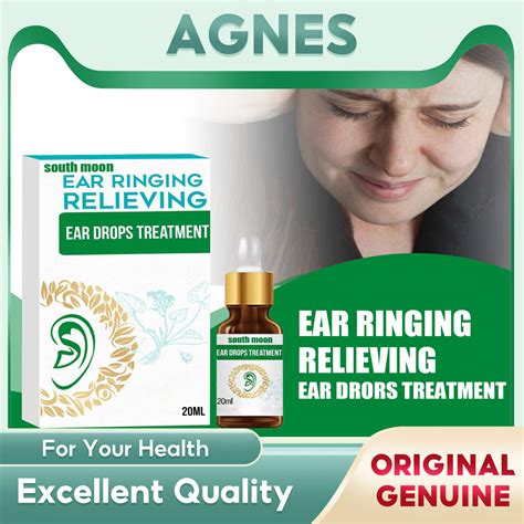 South Moon Ear Ringing Treatment Oil Deafness Earache Relieve Ear