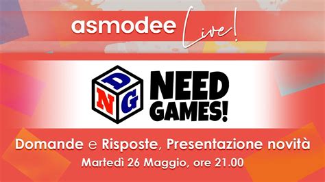 Asmolive Domande E Risposte Presentazione Novit Need Games Youtube