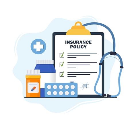 Premium Vector Insurance Policy On Clipboard Health Insurance