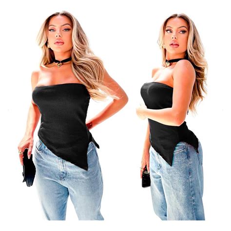 Blusa Tomara Que Caia Bata Blusa Feminina Ribana Detalhe